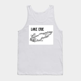 Lake Erie Map Tank Top